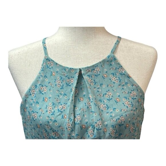 The General Good Floral Mini Dress~Size Small~Green Lined Ruffled Layers~L14 30 - Picture 3 of 12